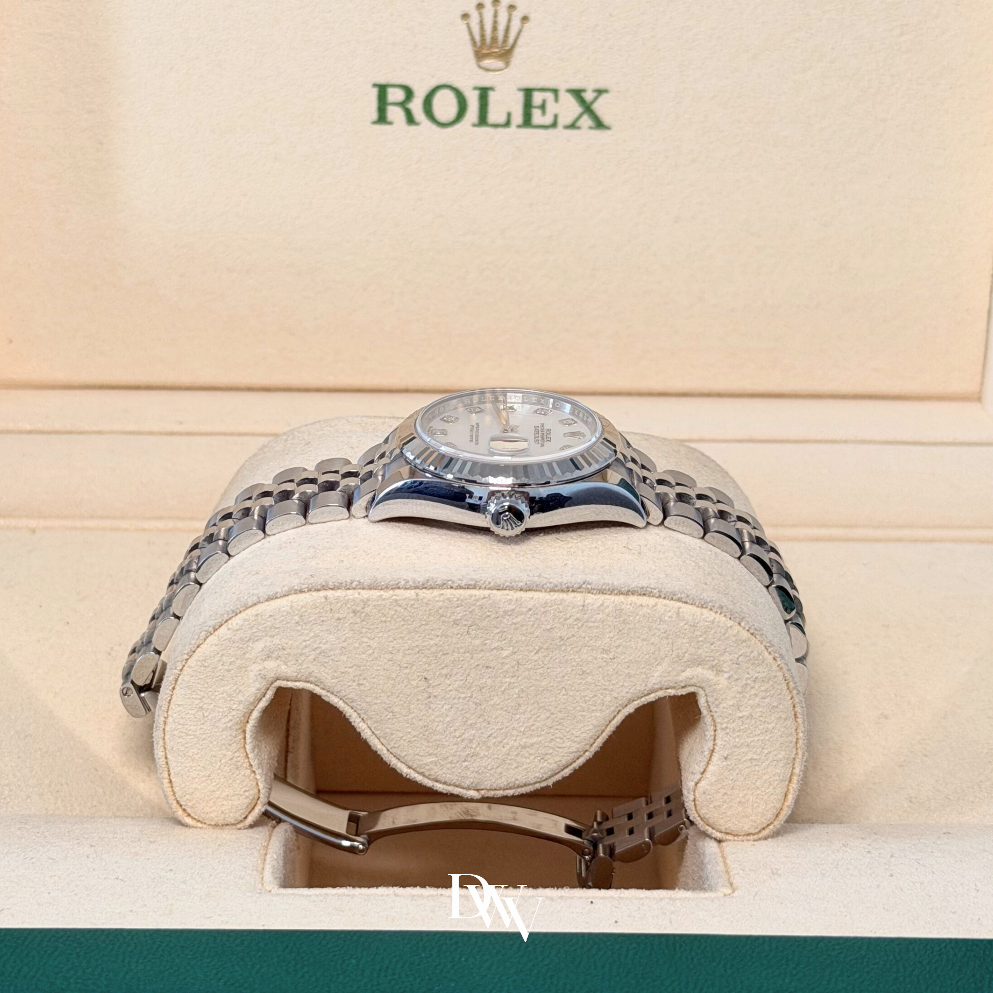 2021 Rolex Lady Datejust 28 Mother Of Pearl Dial Stainless Steel 279174