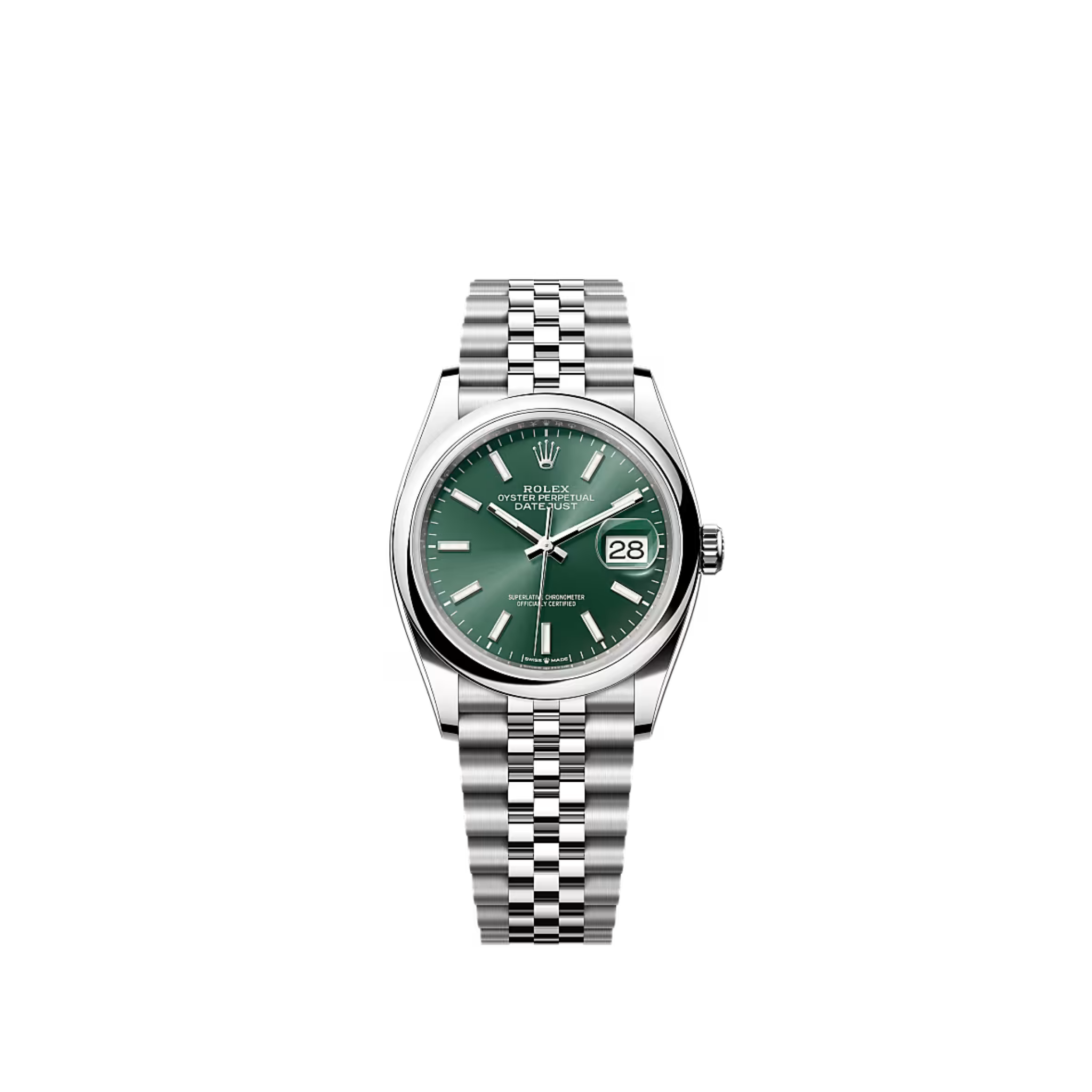 2022 Rolex Datejust 36 Mint Green Dial Stainless Steel 126200