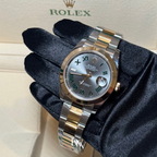 2023 Rolex Datejust 41 "Wimbledon" Dial Two Tone Oystersteel 126303