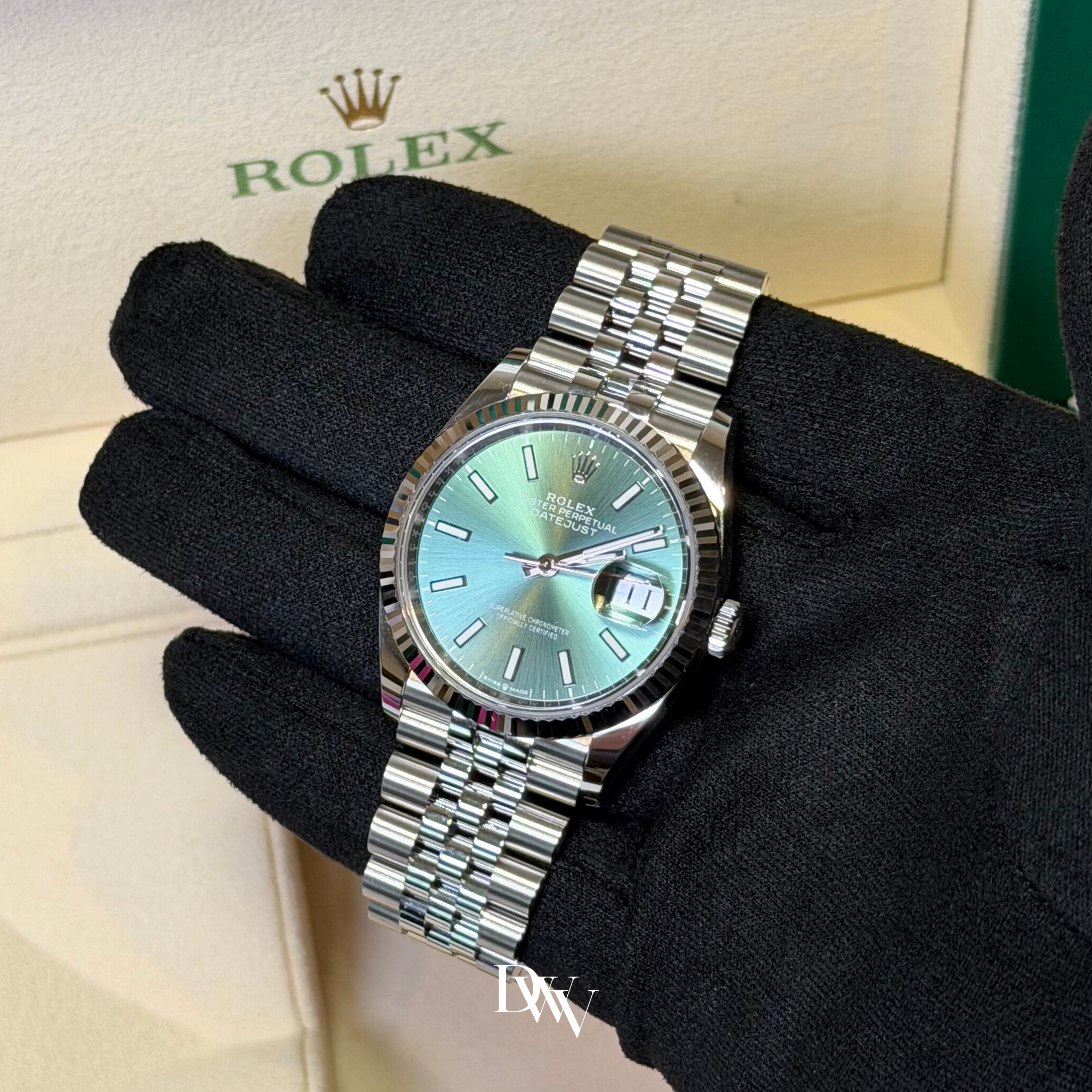 2024 Rolex Datejust 36 Mint Green Dial Stainless Steel 126234