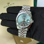 2025 Rolex Datejust 41 Mint Green Dial Stainless Steel 126300