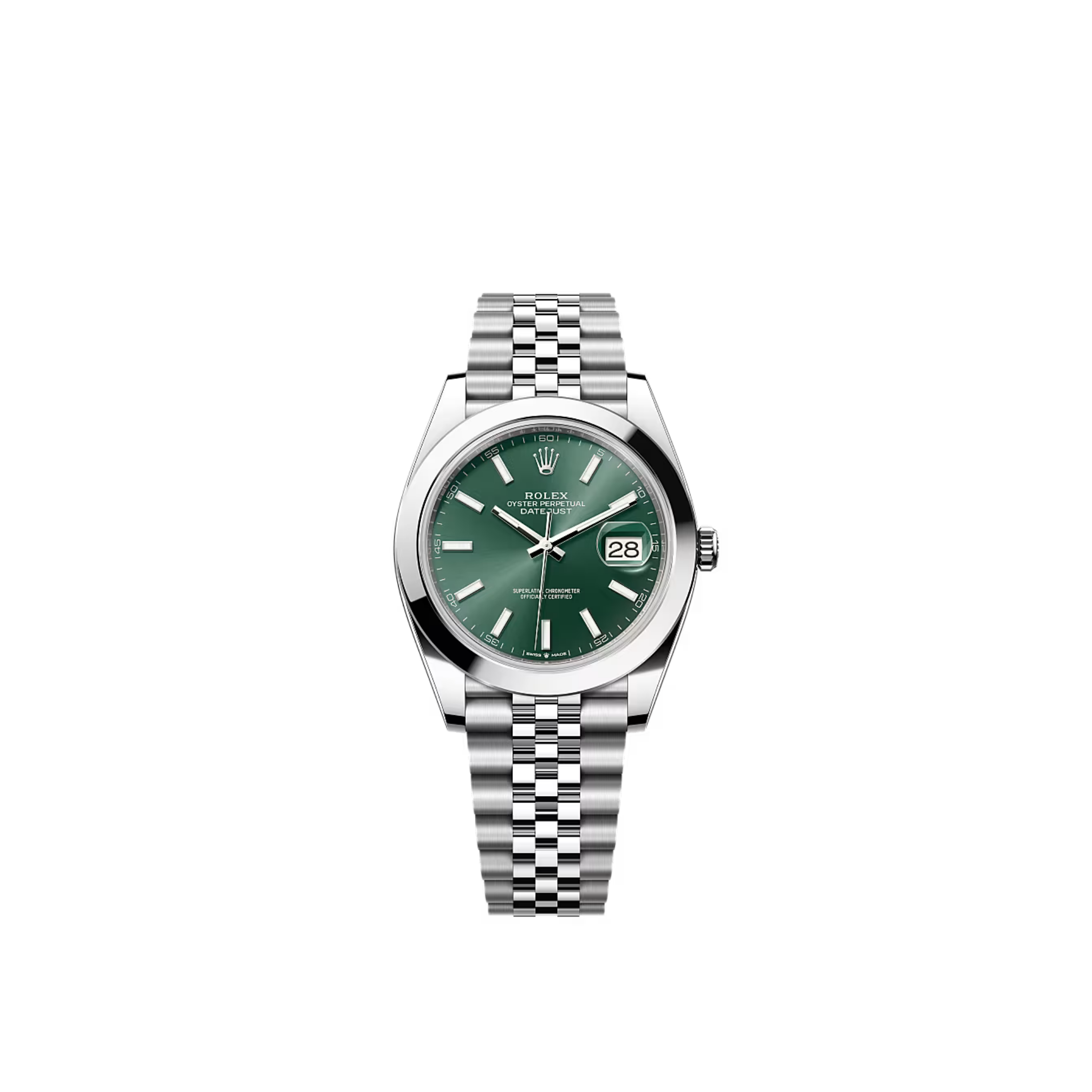 2025 Rolex Datejust 41 Mint Green Dial Stainless Steel 126300