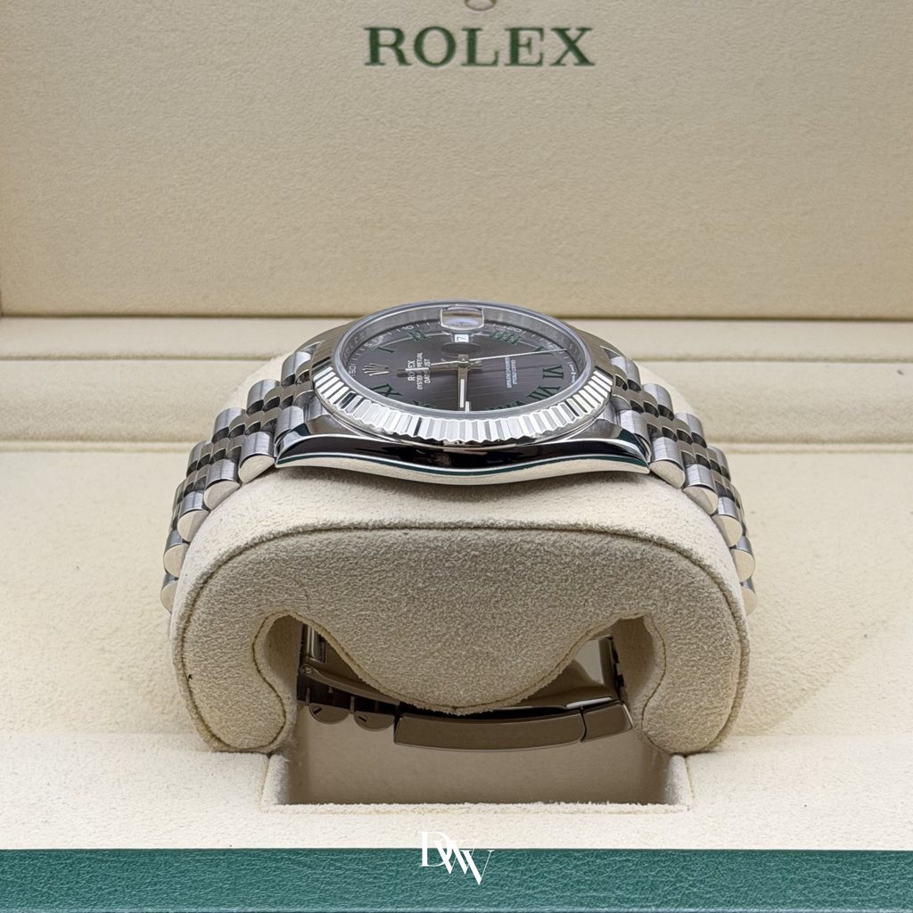 2022 Rolex Datejust 41 "Wimbledon" Dial Stainless Steel 126334