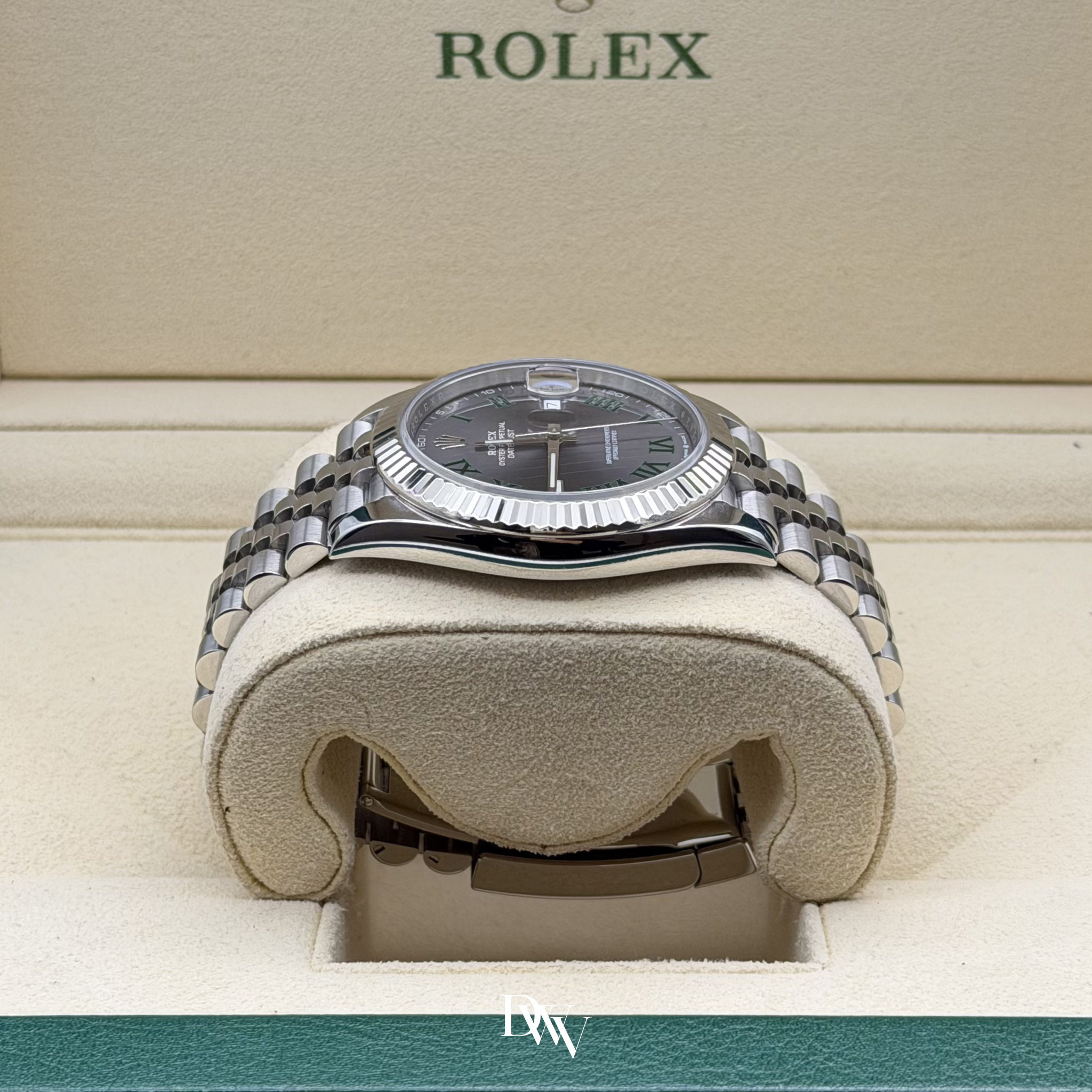 2022 Rolex Datejust 41 "Wimbledon" Dial Stainless Steel 126334