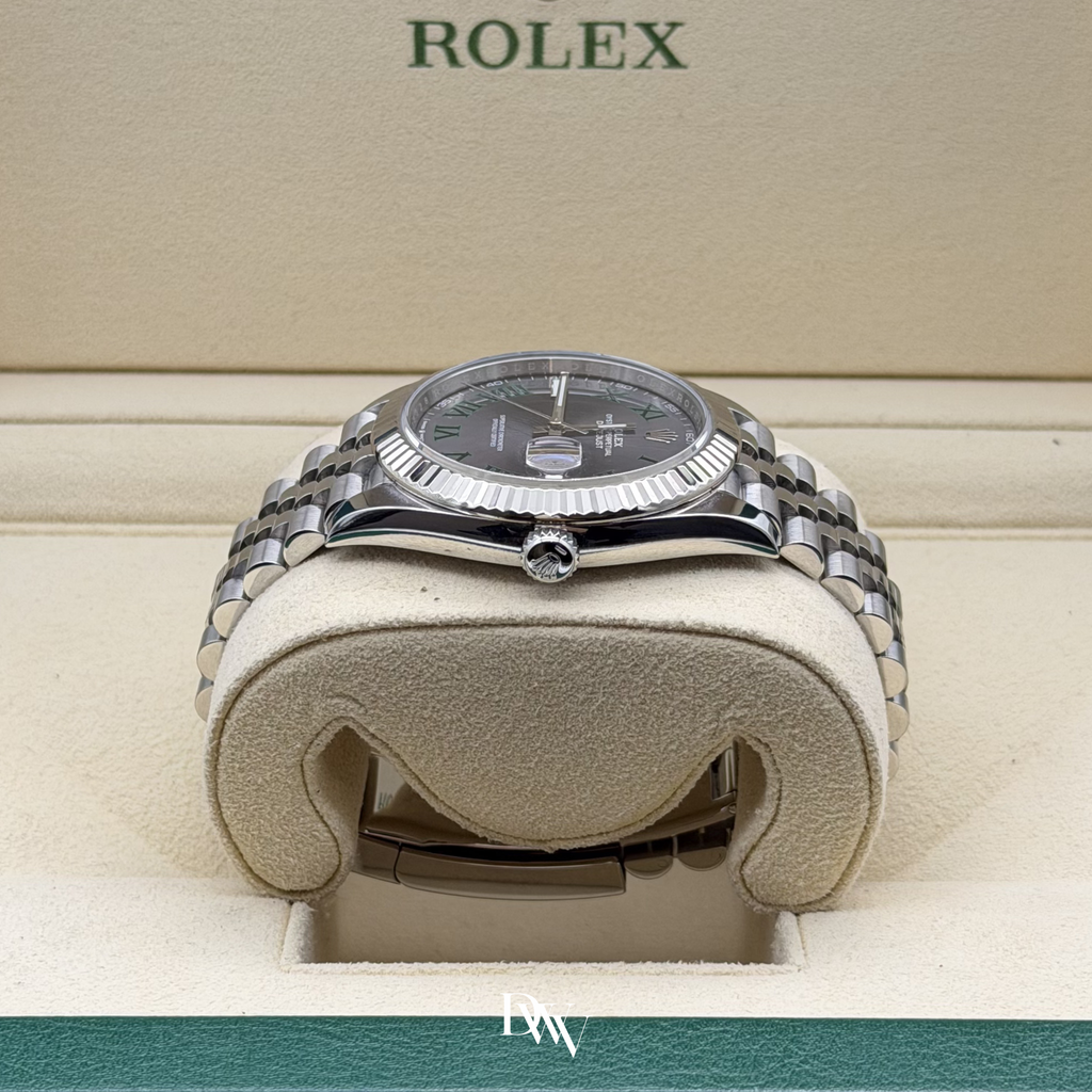 2022 Rolex Datejust 41 "Wimbledon" Dial Stainless Steel 126334