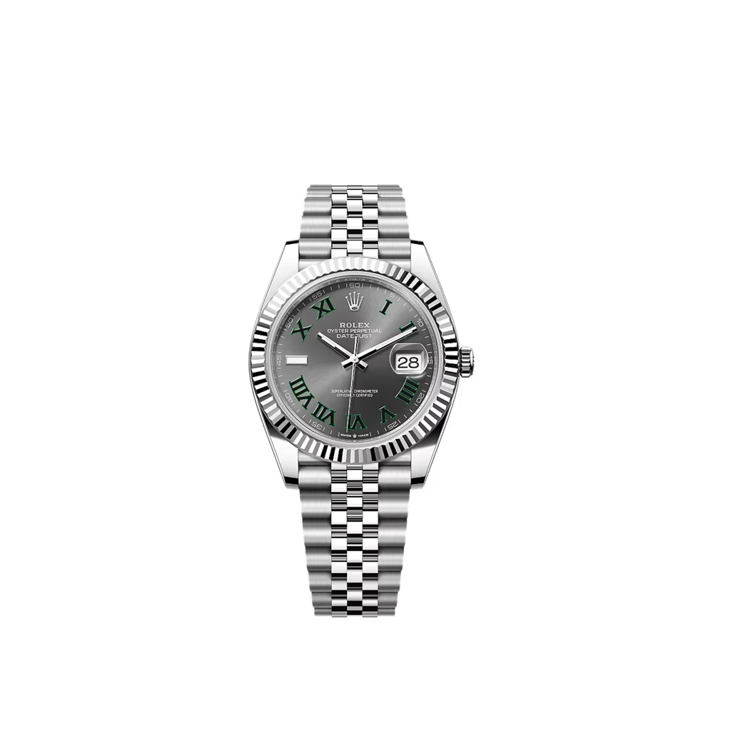 2022 Rolex Datejust 41 "Wimbledon" Dial Stainless Steel 126334