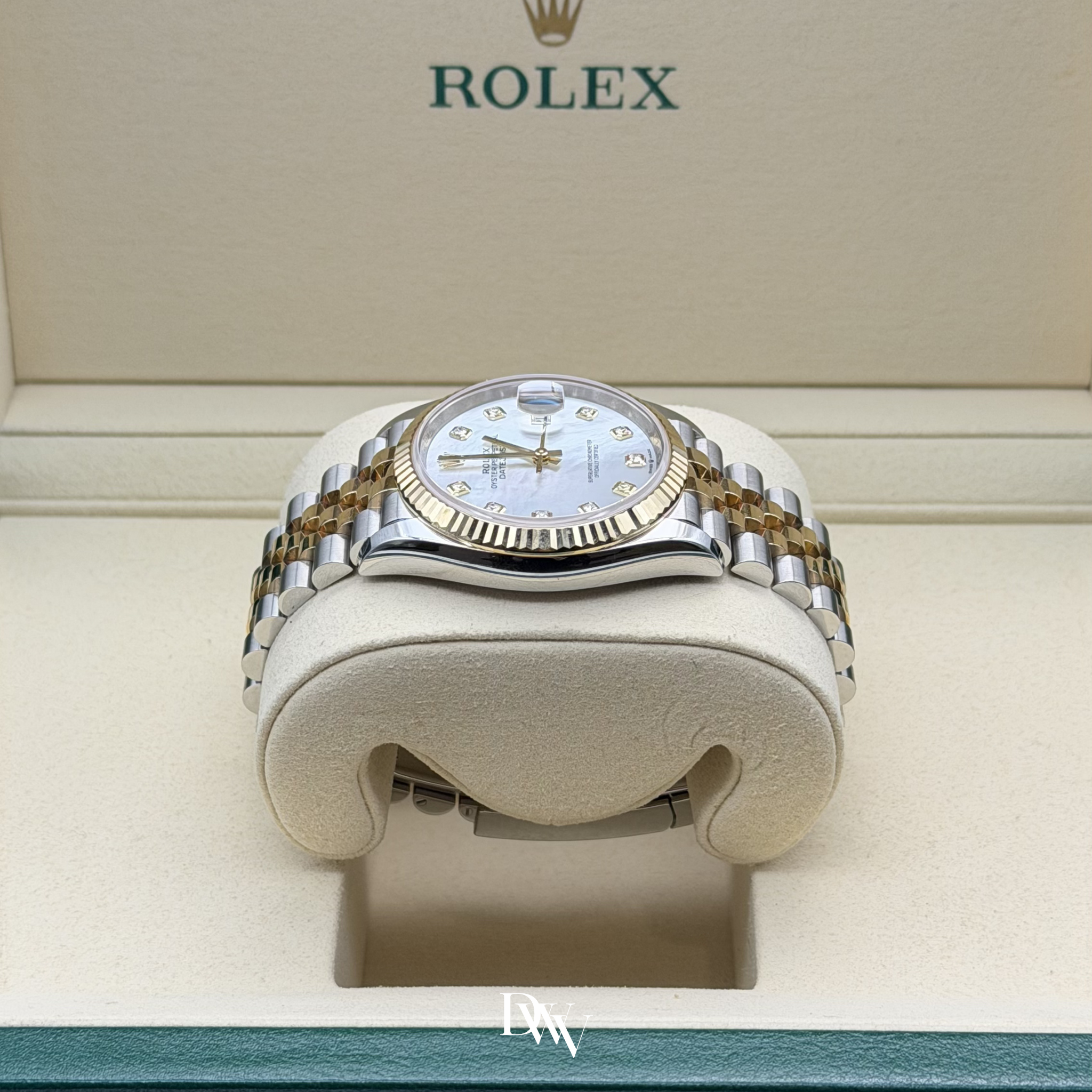 2026 Rolex Datejust 36 Mother Of Pearl Dial Two Tone Yellow Gold 126233