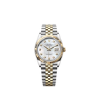 2026 Rolex Datejust 36 Mother Of Pearl Dial Two Tone Yellow Gold 126233