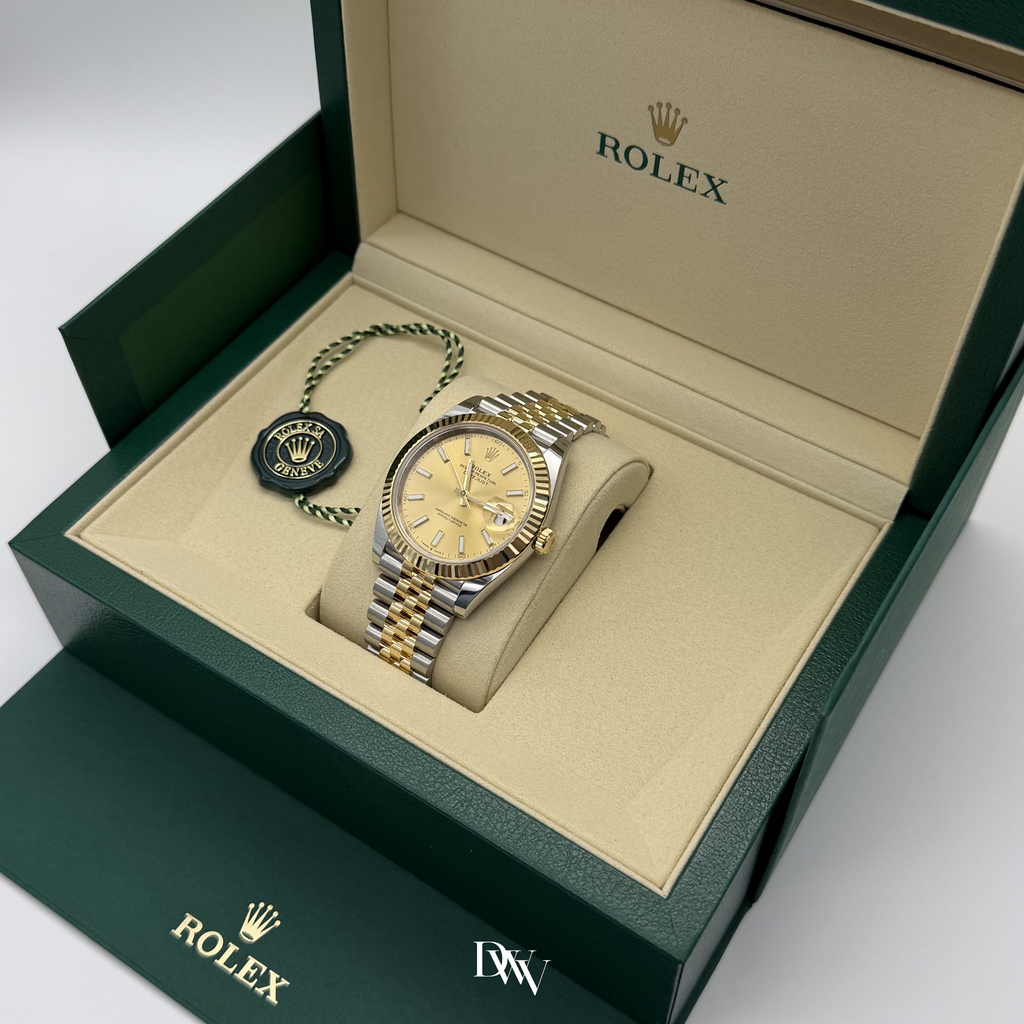2026 Rolex Datejust 41 Champagne Dial Two Tone Yellow Gold 126333