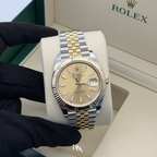 2026 Rolex Datejust 41 Champagne Dial Two Tone Yellow Gold 126333