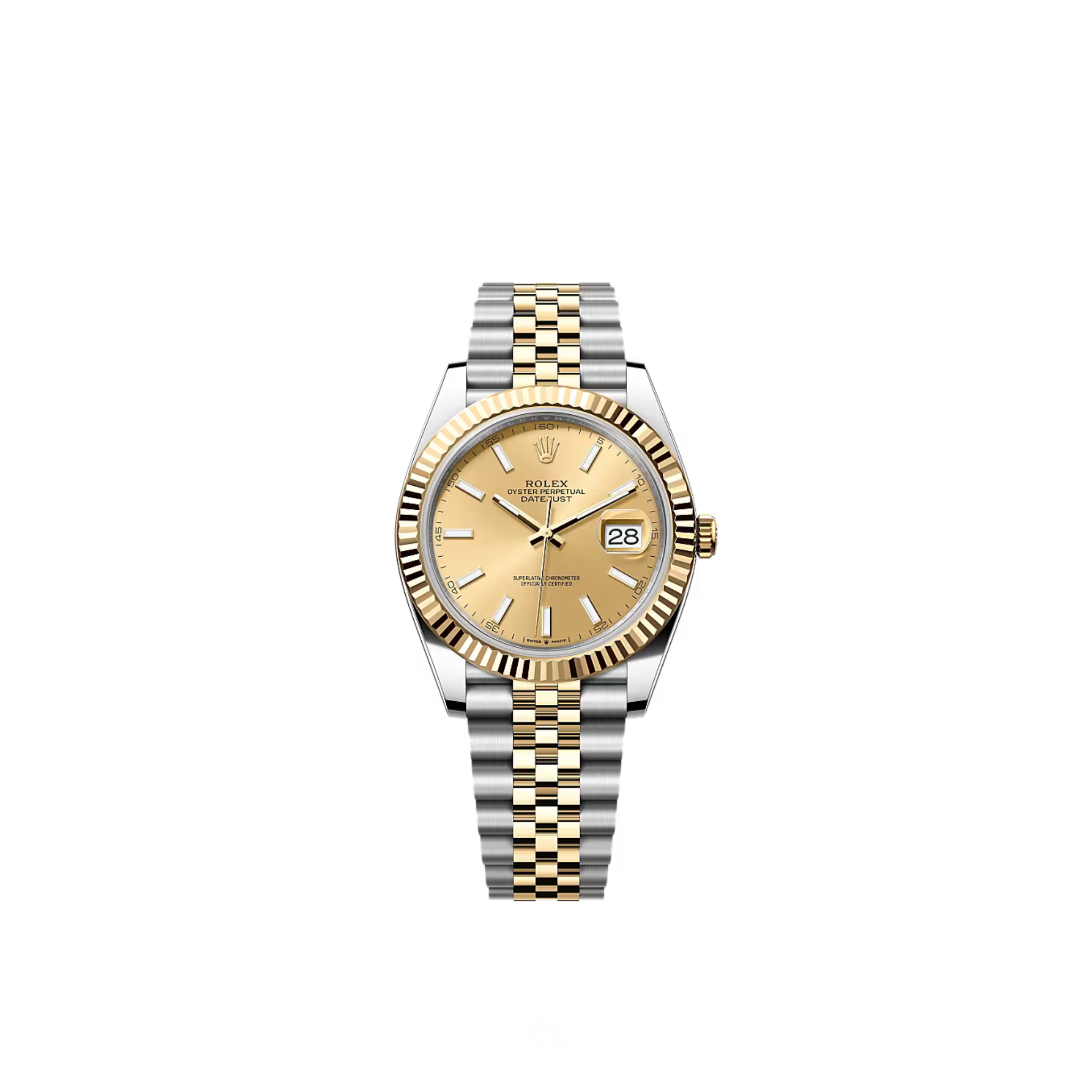 2026 Rolex Datejust 41 Champagne Dial Two Tone Yellow Gold 126333
