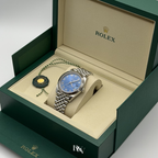 2026 Rolex Datejust 41 Azzurro Blue Dial Stainless Steel 126334