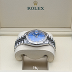 2026 Rolex Datejust 41 Azzurro Blue Dial Stainless Steel 126334