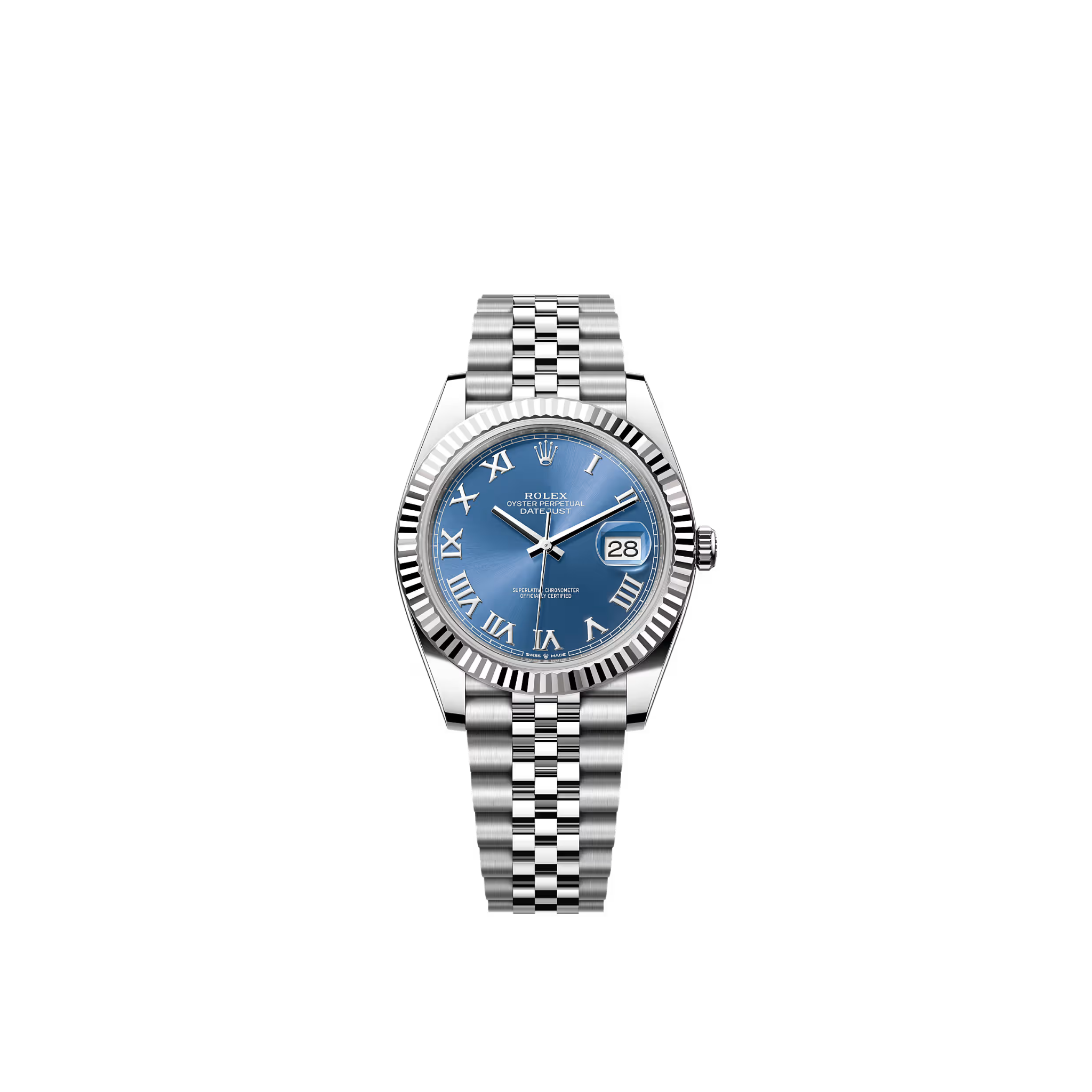 2026 Rolex Datejust 41 Azzurro Blue Dial Stainless Steel 126334
