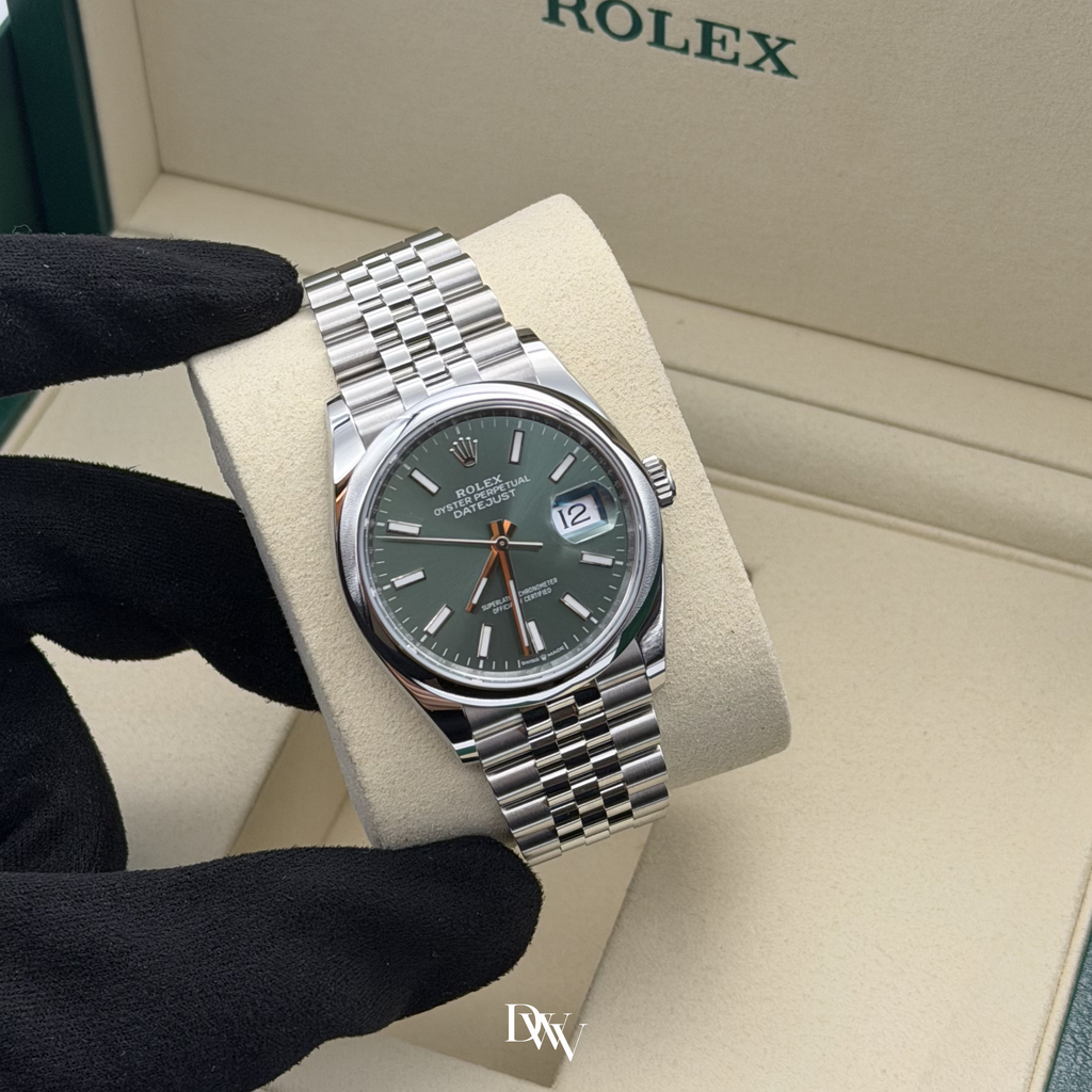 2026 Rolex Datejust 36 Mint Green Dial Stainless Steel 126200