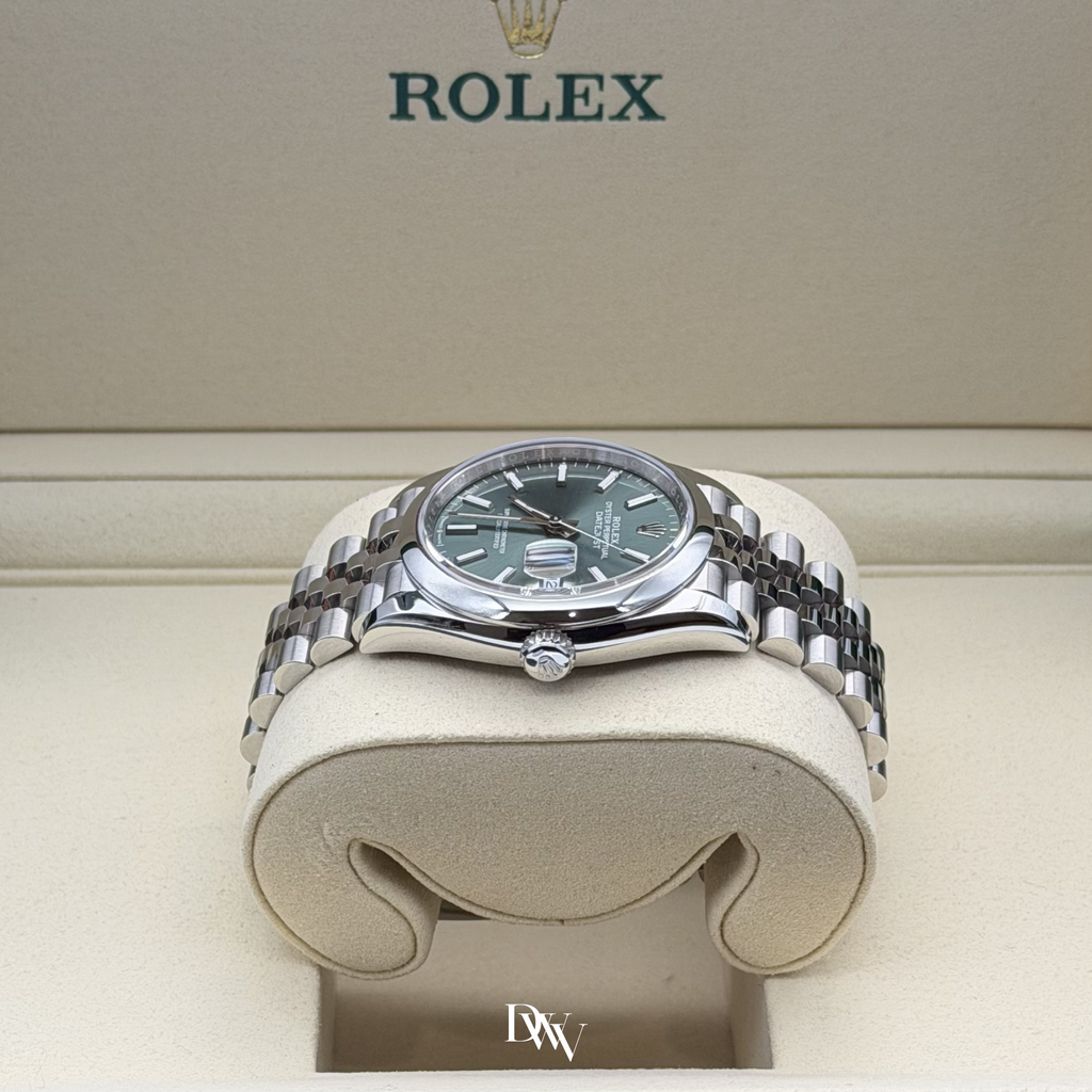 2026 Rolex Datejust 36 Mint Green Dial Stainless Steel 126200