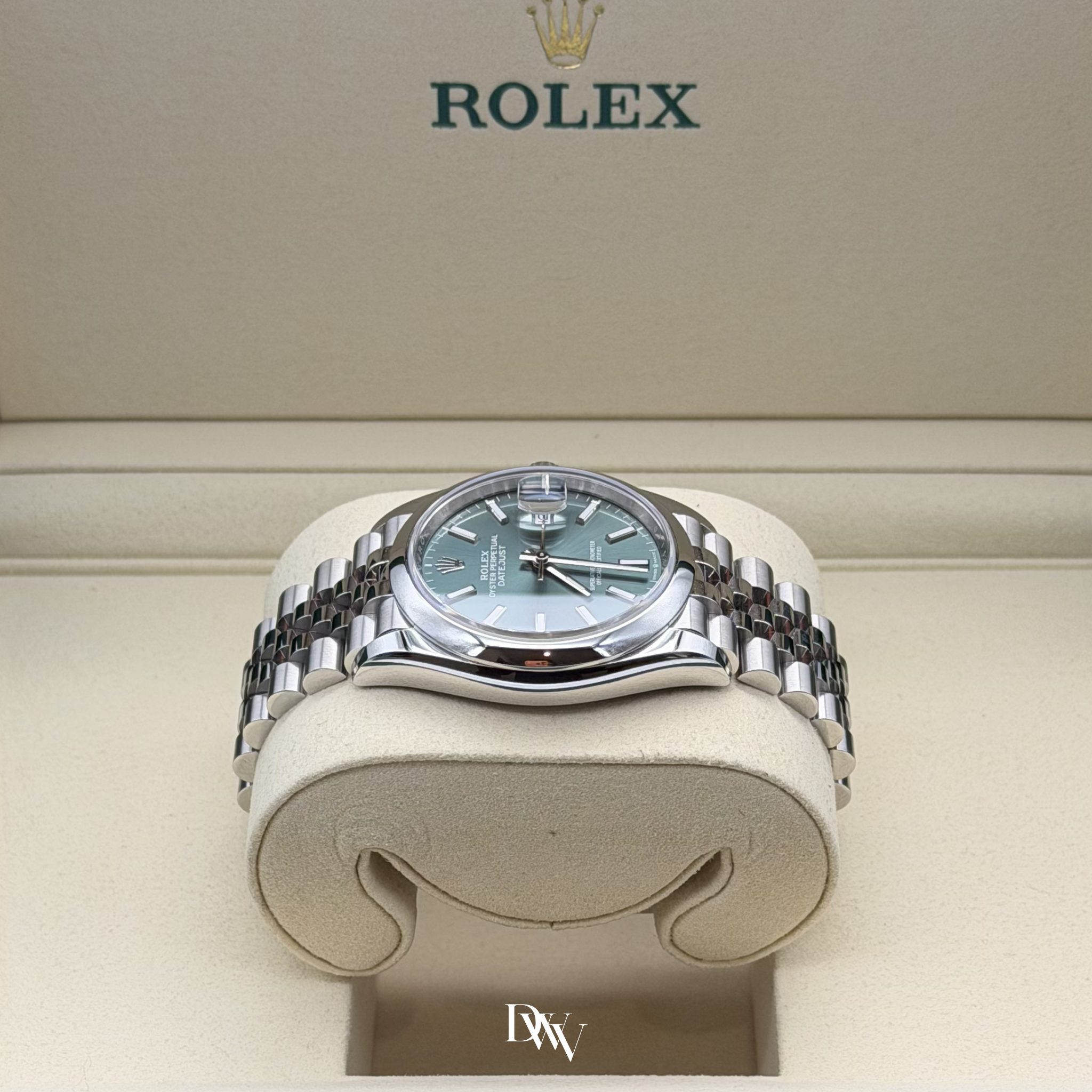 2026 Rolex Datejust 36 Mint Green Dial Stainless Steel 126200