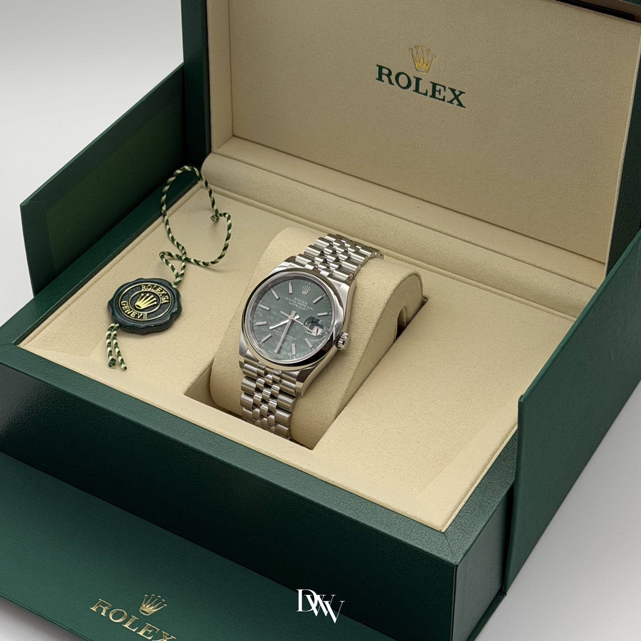 2026 Rolex Datejust 36 Mint Green Dial Stainless Steel 126200