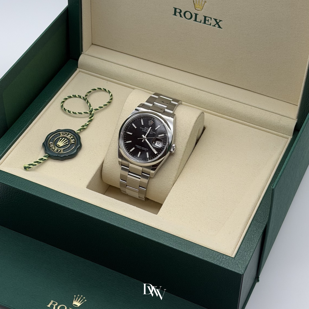 2025 Rolex Datejust 36 Black Dial Stainless Steel 126200