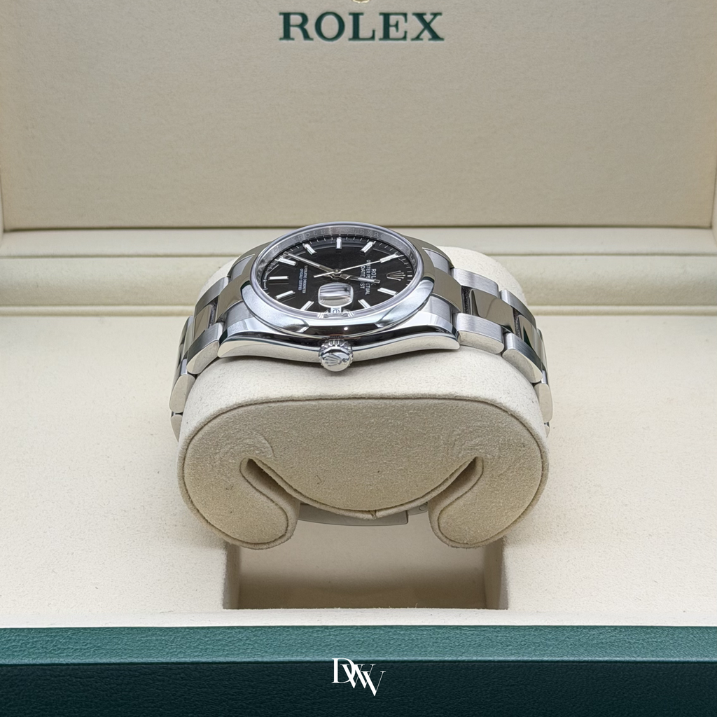 2025 Rolex Datejust 36 Black Dial Stainless Steel 126200