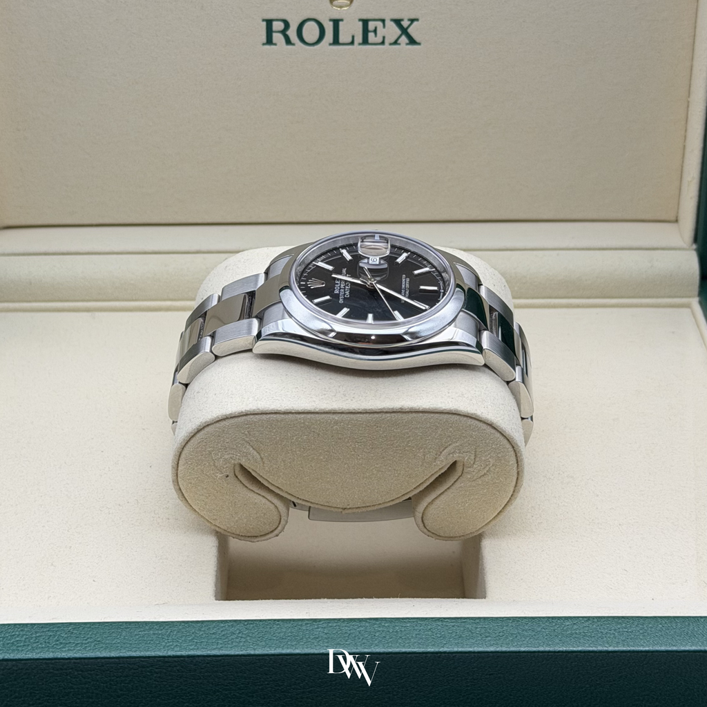 2025 Rolex Datejust 36 Black Dial Stainless Steel 126200